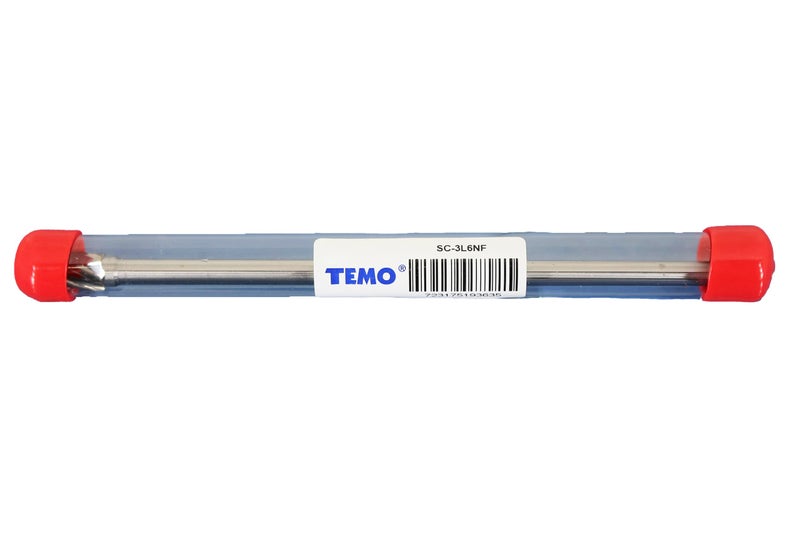 TEMO SC-3L6 NF Aluminum Cut Carbide Burr File, 3/8 Inch Head Cylinder Ball, 1/4 Inch Diameter 6 Inch Long Shank - Image 4